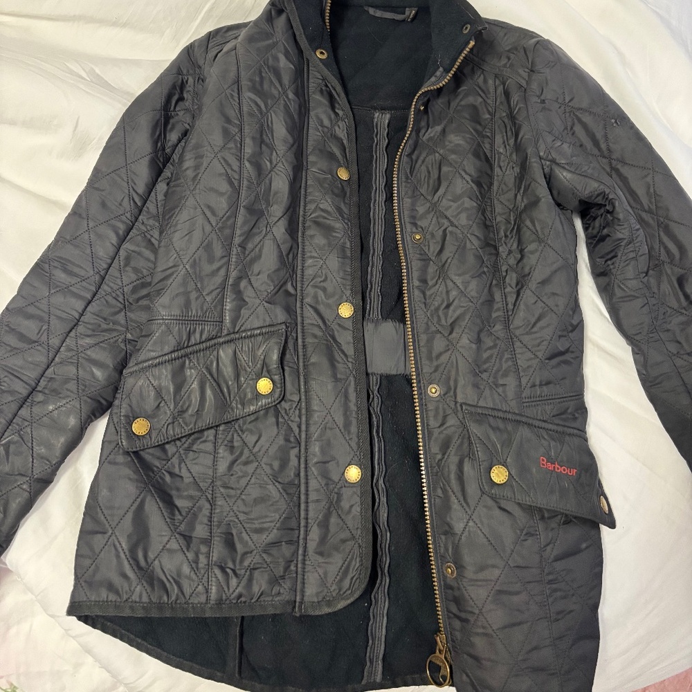Barbour Cavalry Polarquilt Jacket - Navy